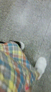 【爱可呀】母畜-毛拖鞋白袜踩脚踩喂食叼袜子 bf33524