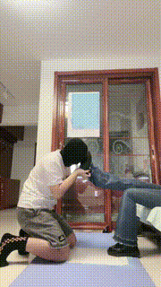 【不期而遇】丝袜强制窒息保鲜膜内裤丝袜套头圣水 JS231009