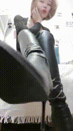 【白桃S】高跟皮靴要素过多爽翻天白桃