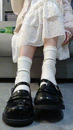 【佳怡】gts小皮鞋白袜260117-11