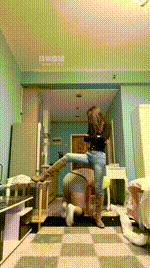 【妍妍】长靴捂白袜气味辱JS260119-18