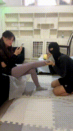 【微笑】健身女神原味棉袜辱 JS260125-6