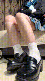 【白渝】Jk小皮鞋白棉袜裸足260121-4