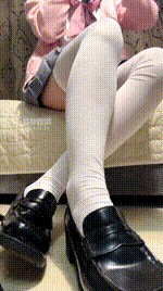 【白渝】小皮鞋白丝胯下S260129-4