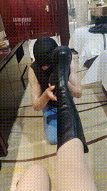 【陌影夫妻S】长靴捂臭脚丫品尝JS260131-32