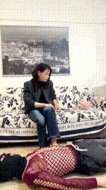 【安安】牛仔裤女神的奴隶 JS260203-25