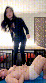 【芊芊Lucky】深喉踩踏喂口水 bf60975