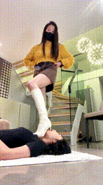 【晨颜S】高跟靴深喉丝足深喉【双视角版】 bf60938_1