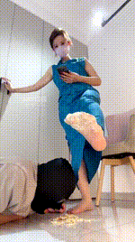 【小奕】玉足脚踩喂食场 JS260210-3封面图