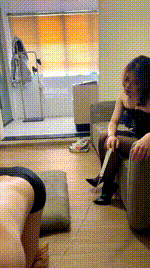 【小猫】双S-黑丝女神掐乳抽耳光 JS260207-2封面图