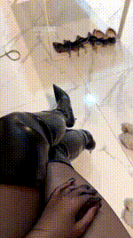 【Mrs Cai】高跟长靴黑丝虐杀 JS260224-22封面图