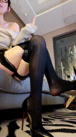 【欣妍】亮黑丝高跟炸260221-11