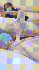 【米小糖】肉丝美腿踩脚垫奴JS260406-5
